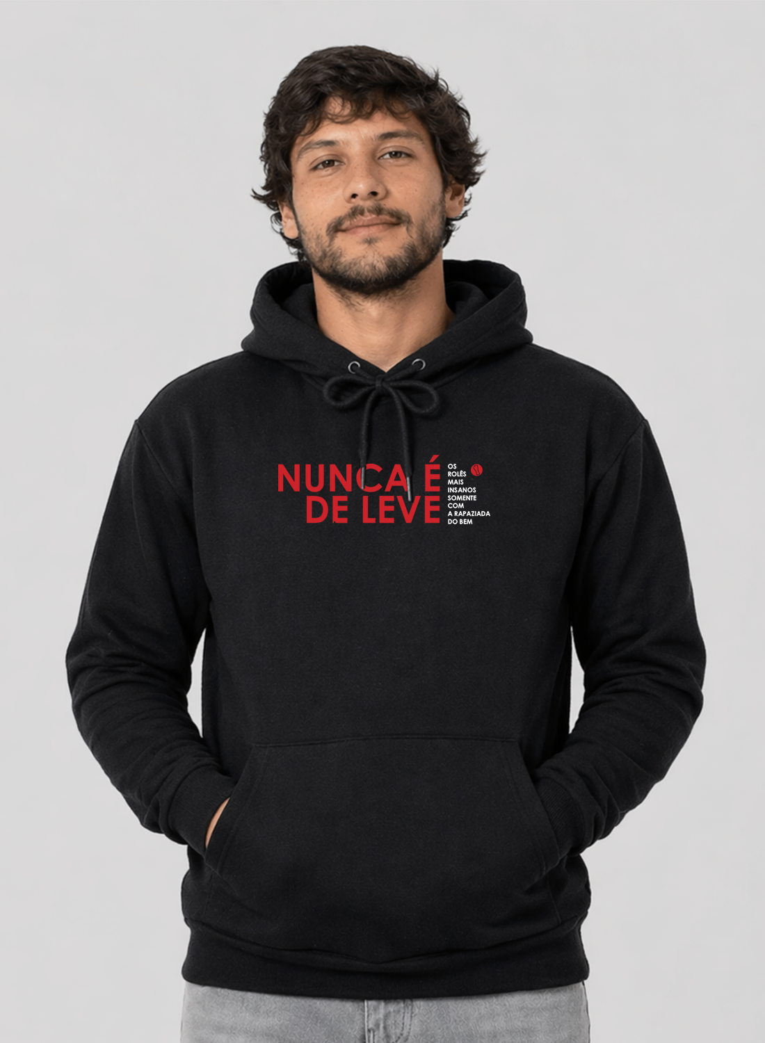 Moletom Canguru Nunca É De Leve