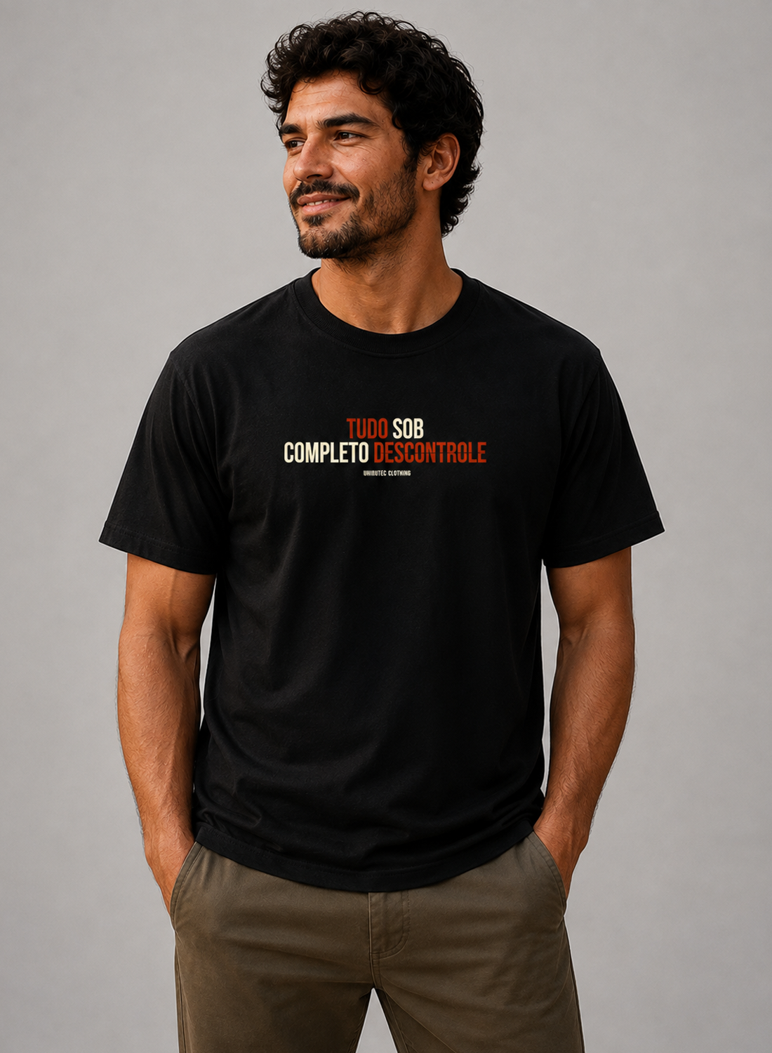 Camiseta Tudo Sob Completo Descontrole Unibutec
