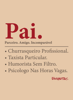 Camiseta Streetwear Pai, Parceiro, Amigo, Incomparável