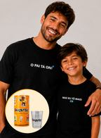 Kit Pai e Filho O Pai Tá On! + Mas Eu Tô Mais! + Embalagem de Presente | Unibutec
