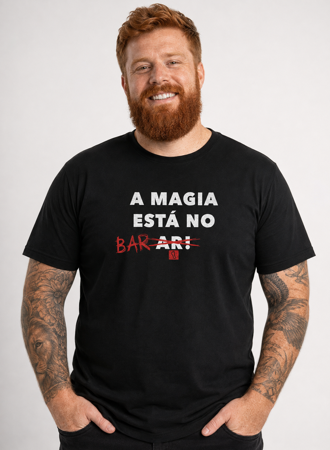 Camiseta Unibutec A Magia Está No Bar