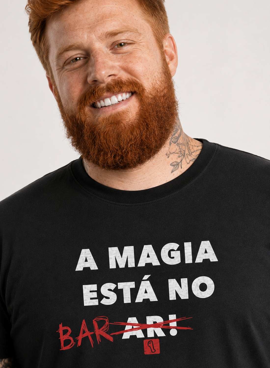 Camiseta Unibutec A Magia Está No Bar