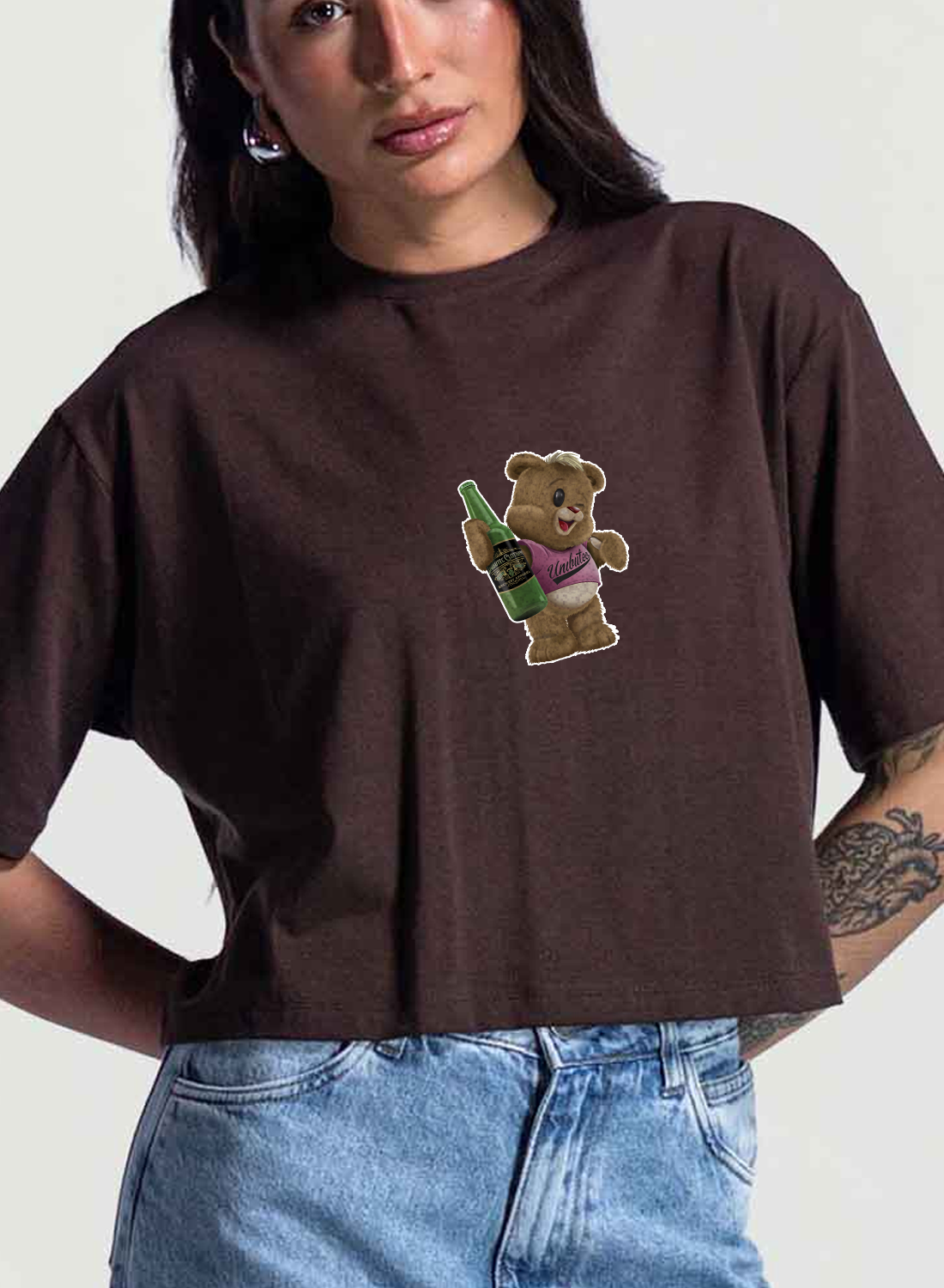 Cropped Velvet Jack Bear Unibutec