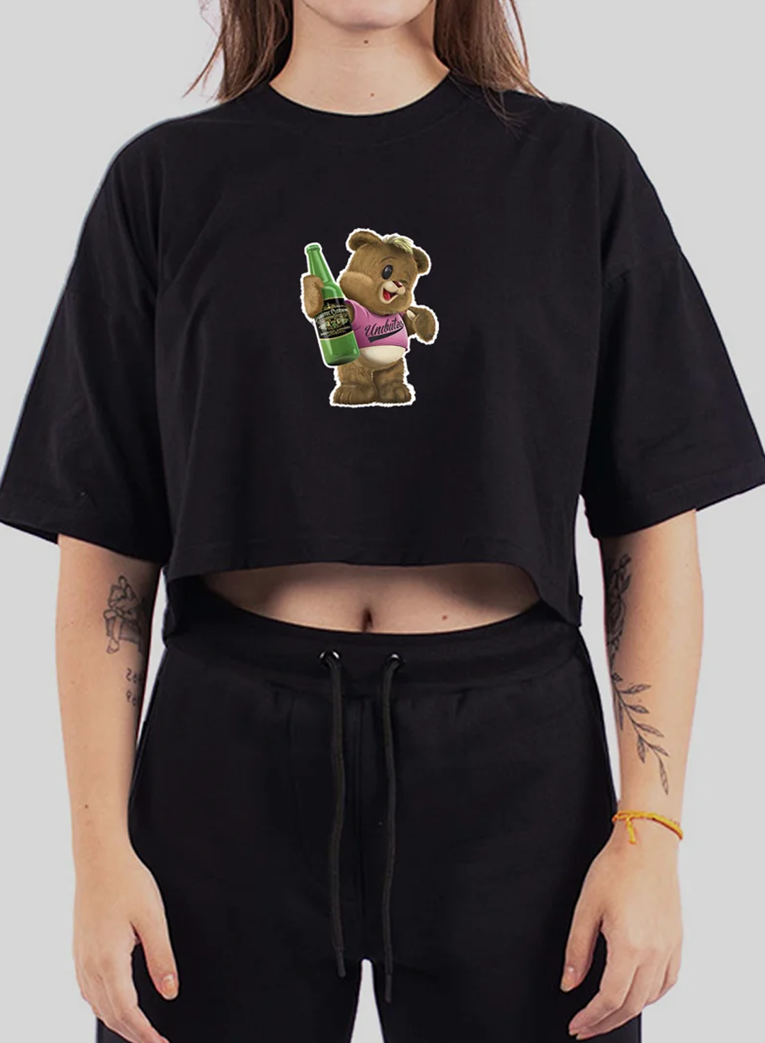 Cropped Velvet Jack Bear Unibutec