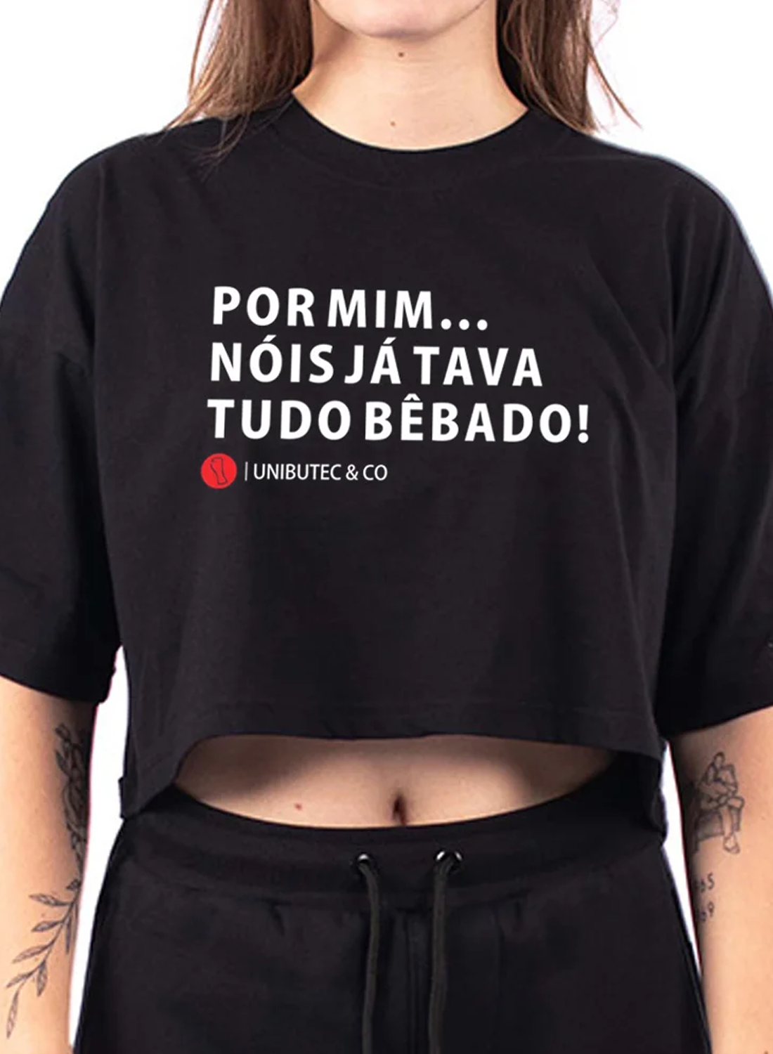 Cropped Velvet Tudo Bêbado Unibutec