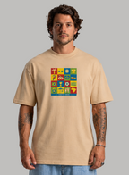 Camiseta Streetwear Mosaico Brasil