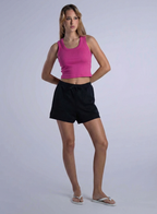 Regata Feminina Ribbed Canelada Unibutec