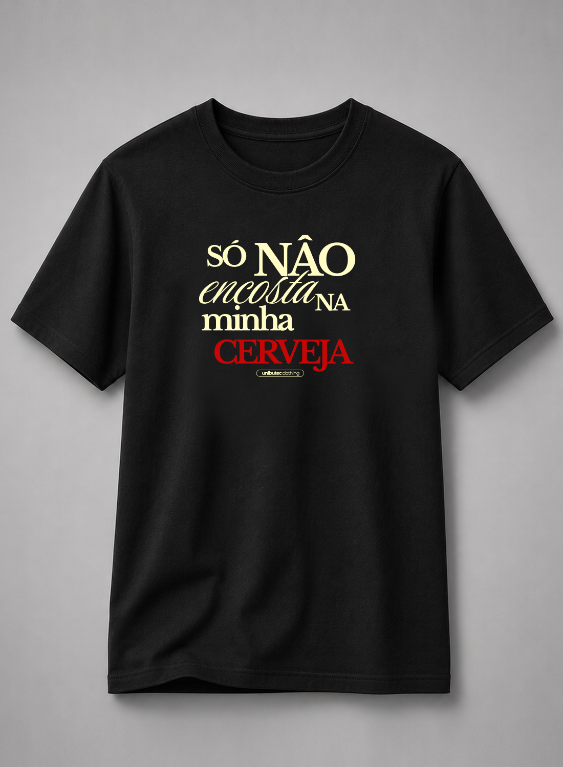 Kit Oferta Da Semana - Casal Só Não Encosta Na Minha Cerveja + Embalagem de Presente